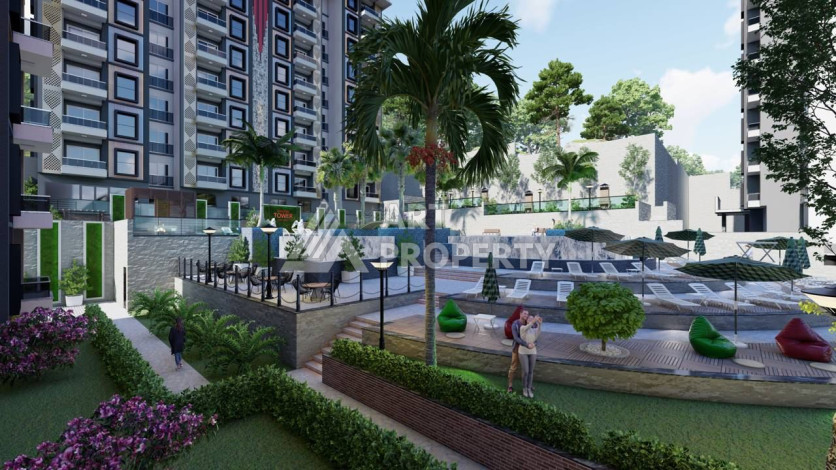 Новый проект в 400м от моря в Окурджалар - Ракурс 4