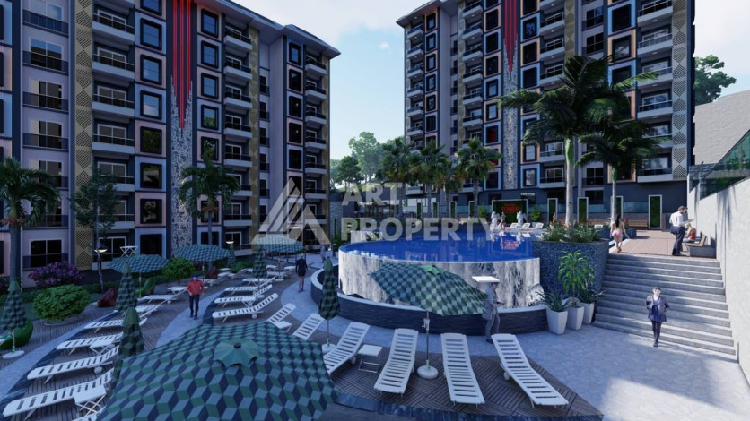 Новый проект в 400м от моря в Окурджалар - Ракурс 6