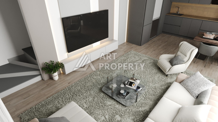 Новый проект в 400м от моря в Окурджалар - Ракурс 14