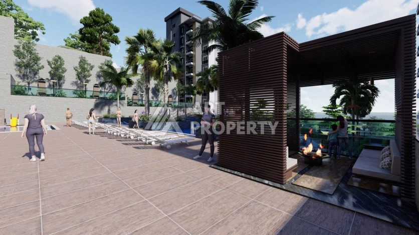 Новый проект в 400м от моря в Окурджалар - Ракурс 16