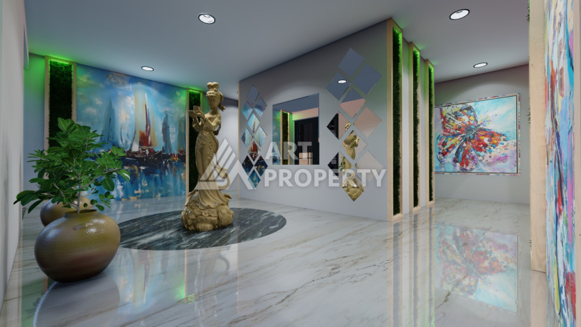 Новый проект в 400м от моря в Окурджалар - Ракурс 22