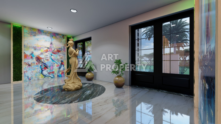 Новый проект в 400м от моря в Окурджалар - Ракурс 23