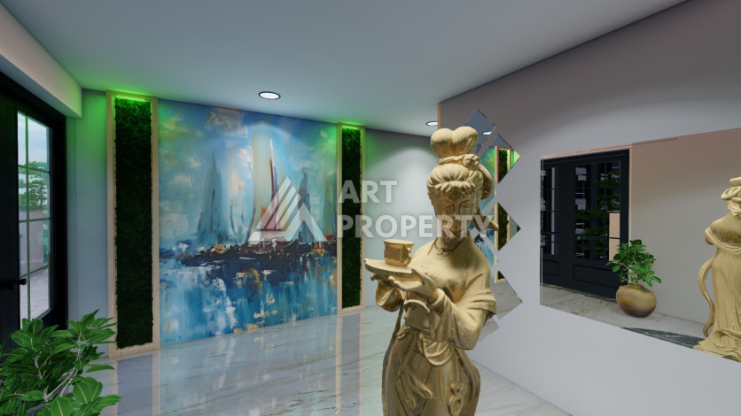 Новый проект в 400м от моря в Окурджалар - Ракурс 24