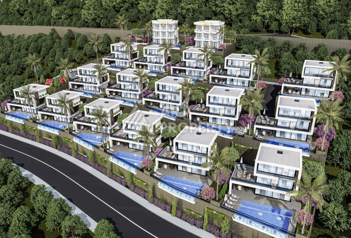 Новый проект вилл с шикарными видами в районе Бекташ, Алания! - Ракурс 2