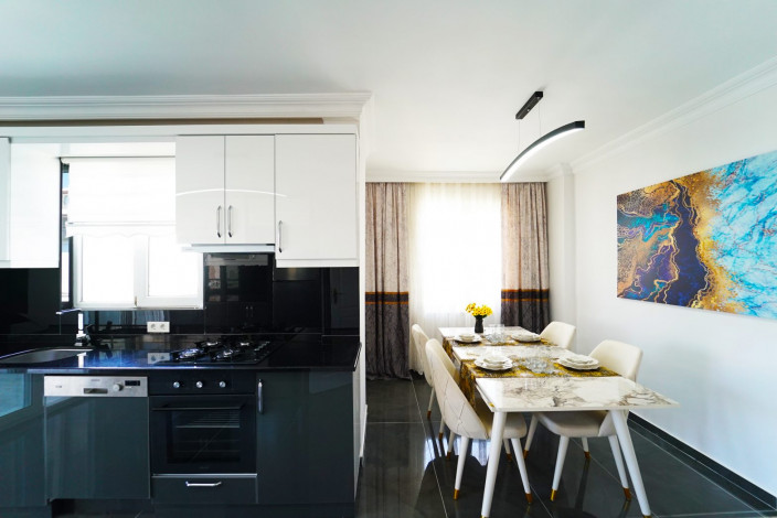 Меблированный четырехкомнатный дуплекс в престижном районе Оба, 140 м2 - Ракурс 6