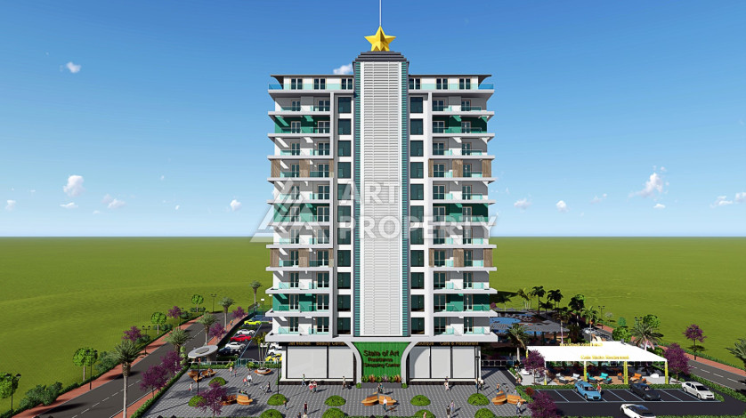 Апартаменты 1+1 в новом жилом комплексе с богатой инфраструктурой - Ракурс 2