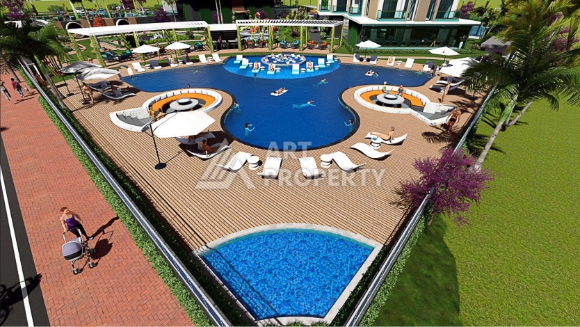 Апартаменты 1+1 в новом жилом комплексе с богатой инфраструктурой - Ракурс 10