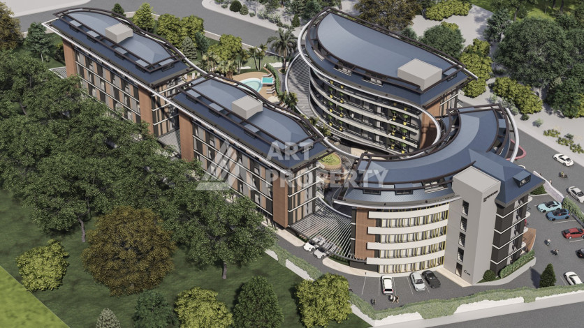 Шикарный проект с большой территорией 5.532 м², в районе нижняя Оба - Ракурс 5