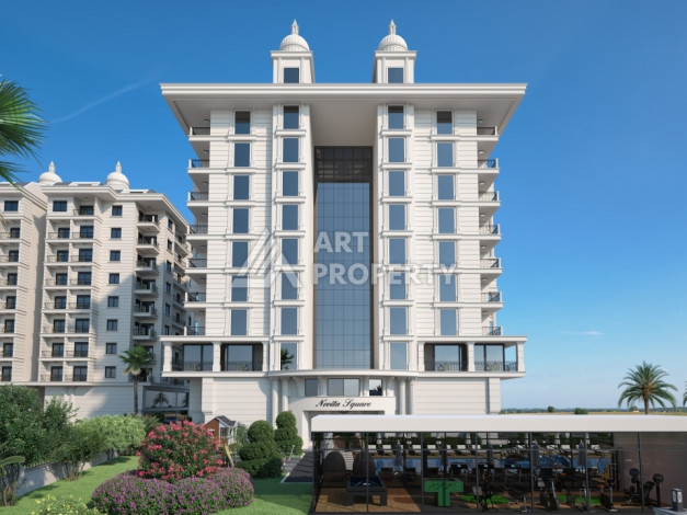 Комплекс на этапе строительства от ведущего застройщика Алании в районе Махмутлар! - Ракурс 3