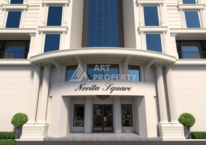 Комплекс на этапе строительства от ведущего застройщика Алании в районе Махмутлар! - Ракурс 4