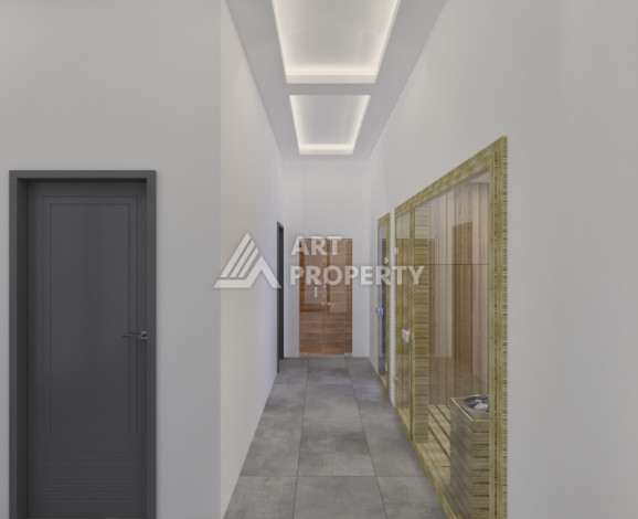 Комплекс на этапе строительства от ведущего застройщика Алании в районе Махмутлар! - Ракурс 19