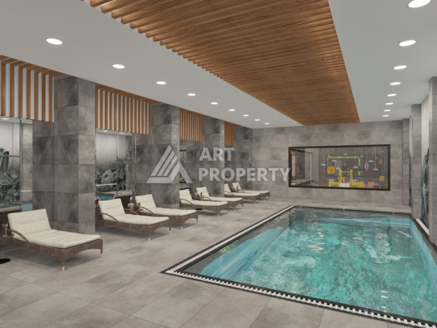 Комплекс на этапе строительства от ведущего застройщика Алании в районе Махмутлар! - Ракурс 22