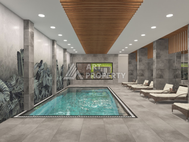 Комплекс на этапе строительства от ведущего застройщика Алании в районе Махмутлар! - Ракурс 23