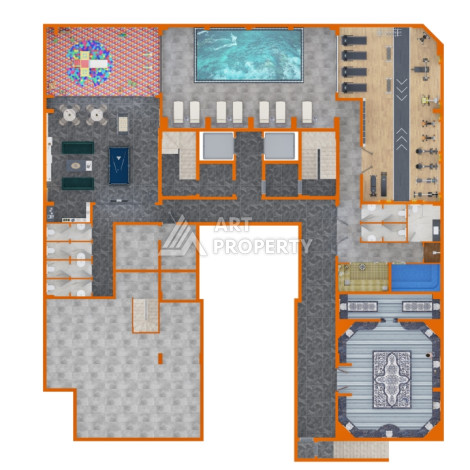 Комплекс на этапе строительства от ведущего застройщика Алании в районе Махмутлар! - Ракурс 24