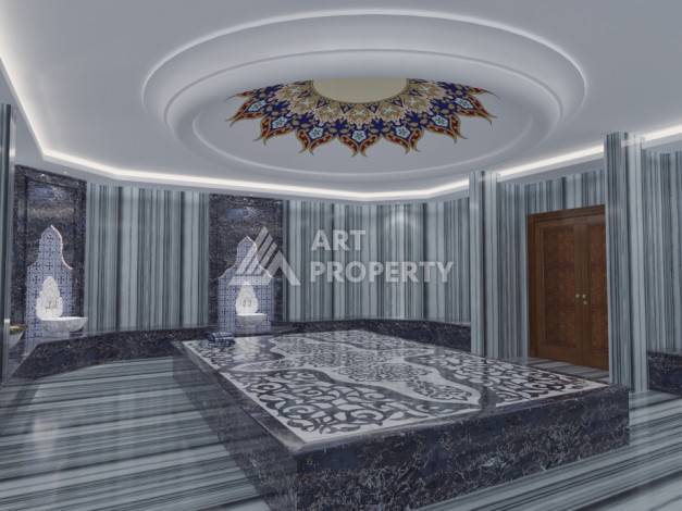 Комплекс на этапе строительства от ведущего застройщика Алании в районе Махмутлар! - Ракурс 30