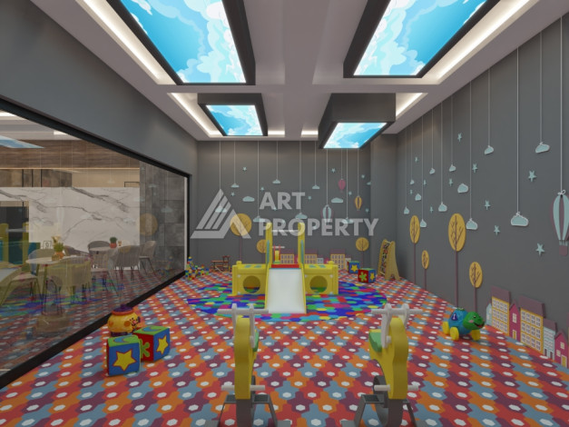 Комплекс на этапе строительства от ведущего застройщика Алании в районе Махмутлар! - Ракурс 31