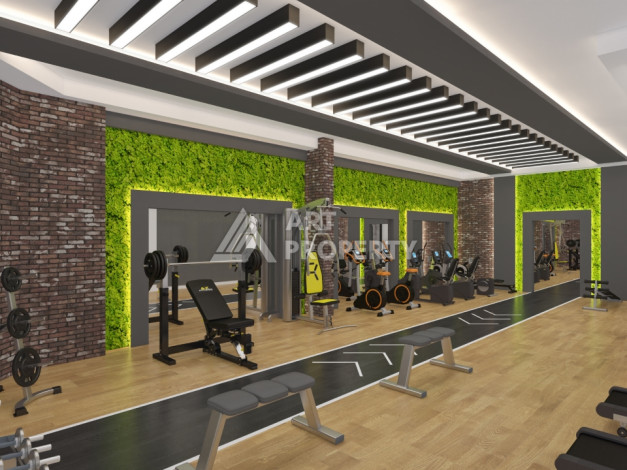 Комплекс на этапе строительства от ведущего застройщика Алании в районе Махмутлар! - Ракурс 34