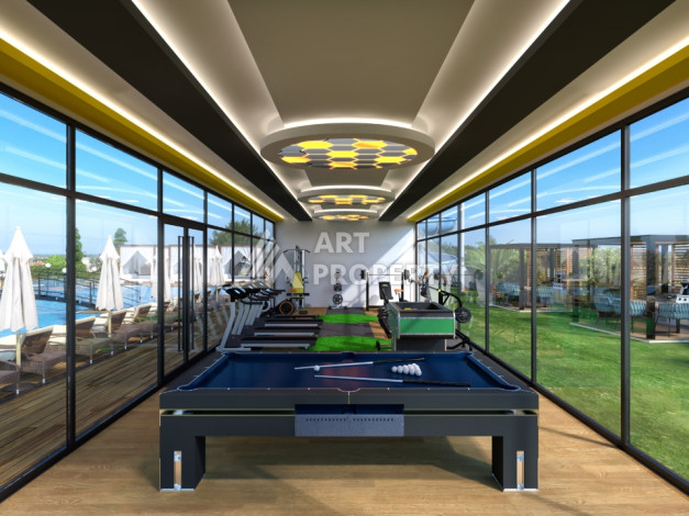 Комплекс на этапе строительства от ведущего застройщика Алании в районе Махмутлар! - Ракурс 35