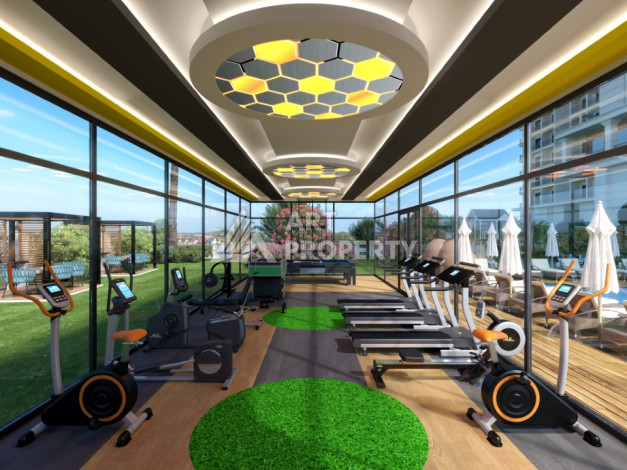 Комплекс на этапе строительства от ведущего застройщика Алании в районе Махмутлар! - Ракурс 37