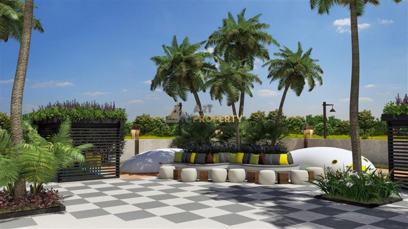 Новая резиденция на этапе строительства в престижном районе Оба. - Ракурс 6