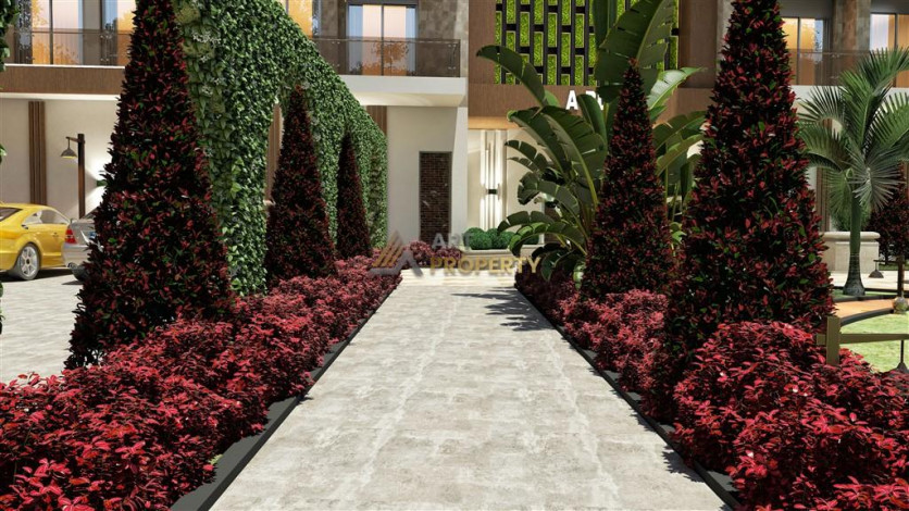 Новая резиденция на этапе строительства в престижном районе Оба. - Ракурс 8