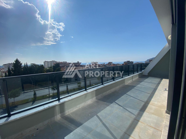 2+1 с отдельной кухней в районе Оба, с видом на море. - Ракурс 6