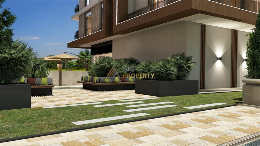 Новая резиденция на этапе строительства в престижном районе Оба. - Ракурс 11