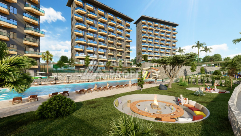 Новые квартиры в Авсаллар Алания: 1+1, 2+1, 3+1 - Ракурс 3