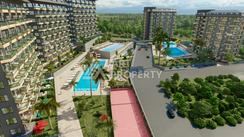 Новые квартиры в Авсаллар Алания: 1+1, 2+1, 3+1 - Ракурс 5