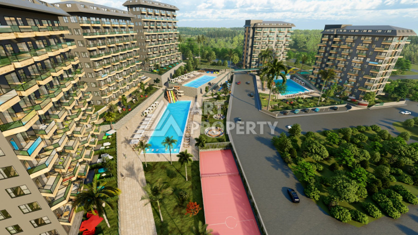 Новые квартиры в Авсаллар Алания: 1+1, 2+1, 3+1 - Ракурс 6