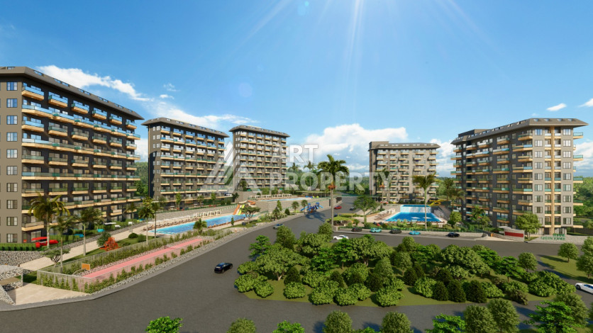 Новые квартиры в Авсаллар Алания: 1+1, 2+1, 3+1 - Ракурс 7