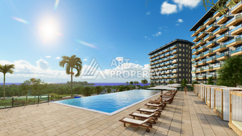 Новые квартиры в Авсаллар Алания: 1+1, 2+1, 3+1 - Ракурс 11