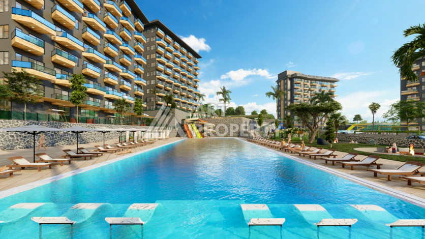 Новые квартиры в Авсаллар Алания: 1+1, 2+1, 3+1 - Ракурс 17