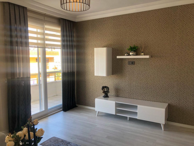 Трёхкомнатная квартира с мебелью в районе Оба  Алания, 100 м2 - Ракурс 2