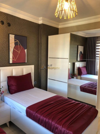 Трёхкомнатная квартира с мебелью в районе Оба  Алания, 100 м2 - Ракурс 5