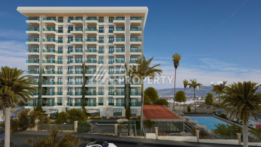 Новый проект на этапе строительства в Махмутларе - Ракурс 2