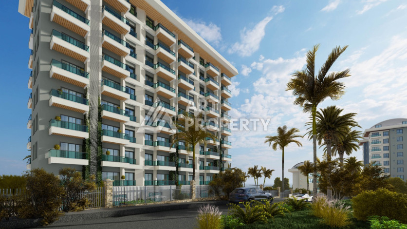 Новый проект на этапе строительства в Махмутларе - Ракурс 5