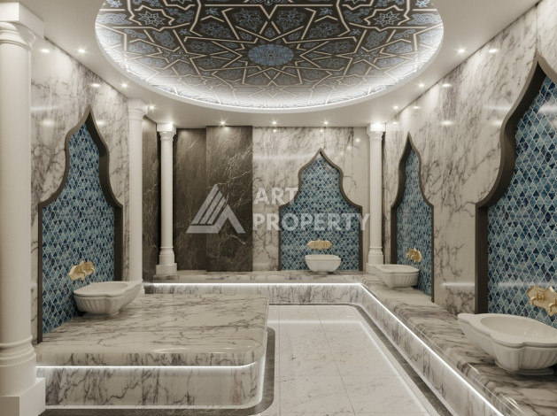 Красивый комплекс с богатой инфраструктурой, в центре Махмутлара - Ракурс 21