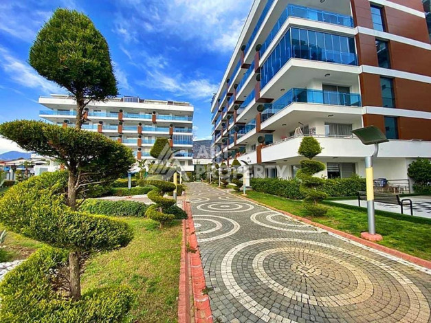 Апартаменты в роскошном жилом комплексе с развитой инфраструктурой в районе Кестель, 2+1, 110м2 - Ракурс 16