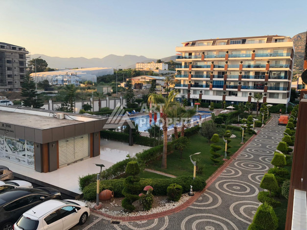 Апартаменты в роскошном жилом комплексе с развитой инфраструктурой в районе Кестель, 2+1, 110м2 - Ракурс 19