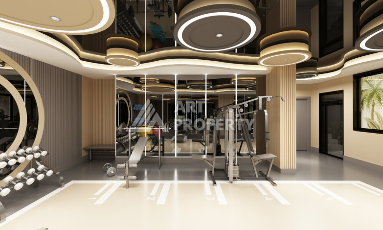 Новый инвестиционный проект в районе Махмутлар - Ракурс 45