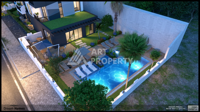 Новый проект на этапе строительства в Авсаллар - Ракурс 3