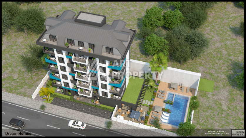 Новый проект на этапе строительства в Авсаллар - Ракурс 9