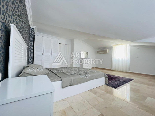 Дуплекс с шикарными видами на море и горы в районе Оба, 4+1, 200м2 - Ракурс 11