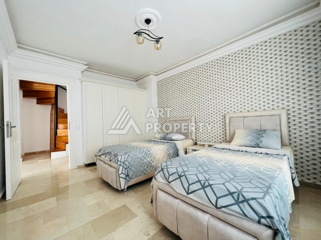 Дуплекс с шикарными видами на море и горы в районе Оба, 4+1, 200м2 - Ракурс 25