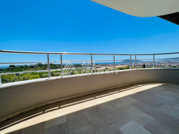 Дуплекс с шикарными видами на море и горы в районе Оба, 4+1, 200м2 - Ракурс 34