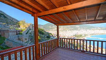Эксклюзивный дом в Османском стиле с панорамным видом на Аланью! 350м2 - Ракурс 36