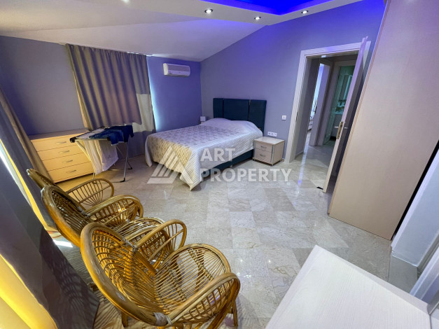 Дуплекс планировки 3+1 в Алании в жилом комплексе с развитой инфраструктурой, 200м2 - Ракурс 7