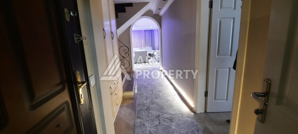 Дуплекс планировки 3+1 в Алании в жилом комплексе с развитой инфраструктурой, 200м2 - Ракурс 16