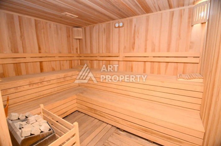 Апартаменты с видом на море и город планировки 2+1 в районе Махмутлар, 125м2 - Ракурс 22